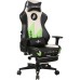 Кресло игровое 1stPlayer Duke Black-White-Green (Duke BlackWhiteGreen)