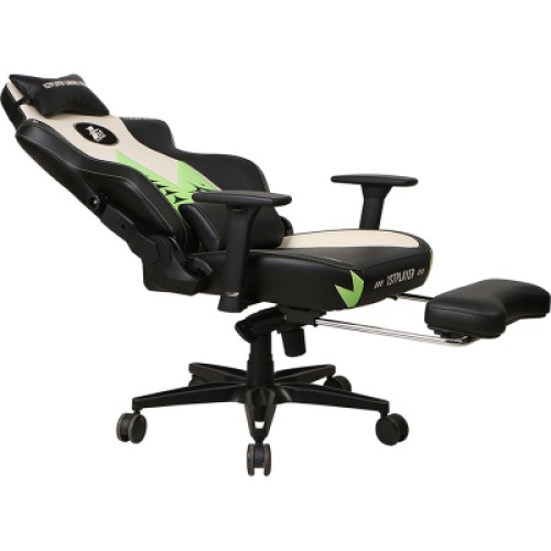 Кресло игровое 1stPlayer Duke Black-White-Green (Duke BlackWhiteGreen)