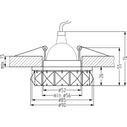 Светильник точечный Candellux 2232652 SK-83 (2232652)