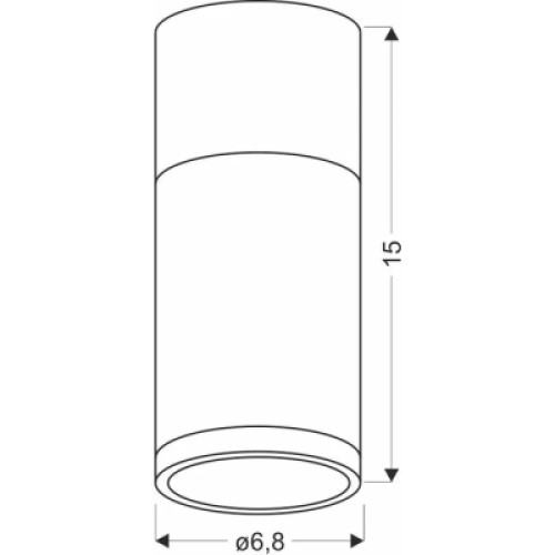 Светильник точечный Candellux 2284279 TUBA (2284279)