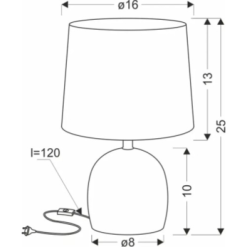 Настольная лампа Candellux 41-24374 ADELINA (41-24374)