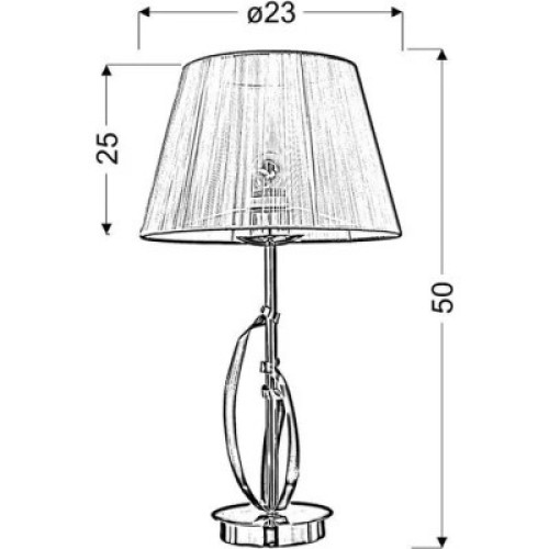 Настольная лампа Candellux 41-55071 DIVA (41-55071)