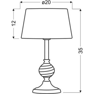 Настольная лампа Candellux 41-95046 FERO (41-95046)