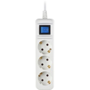 Мережевий фільтр живлення 2E 3xSchuko, 1.5м (2E-U03ESM1.5)