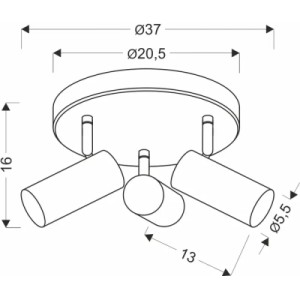 Спот Candellux 98-01627 Colly (98-01627)