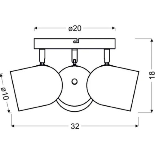 Спот Candellux 98-63236 AZURO (98-63236)