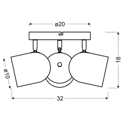 Спот Candellux 98-63274 AZURO (98-63274)