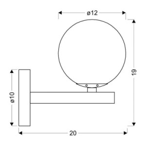 Бра Candellux 21-01221 Kama (21-01221)