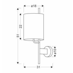Бра Candellux 21-25388 ZETA (21-25388)
