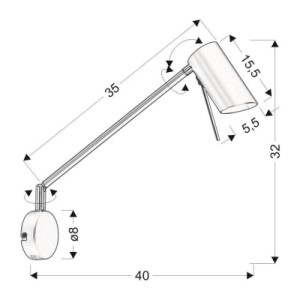 Бра Candellux 21-73907 MILLY (21-73907)