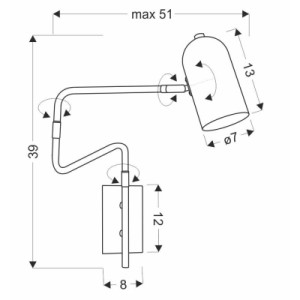 Бра Candellux 21-75451 HOSTI (21-75451)
