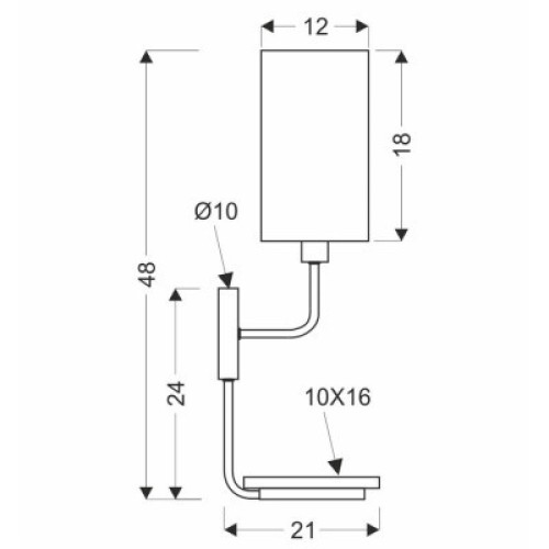 Бра Candellux 21-76854 Keto (21-76854)