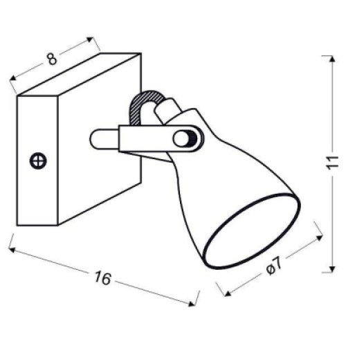 Бра Candellux 91-64394 ASH (91-64394)