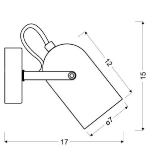 Бра Candellux 91-66473 GRAY (91-66473)