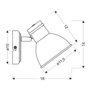 Бра Candellux 91-72115 ZUMBA (91-72115)
