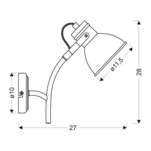 Бра Candellux 91-72122 ZUMBA (91-72122)