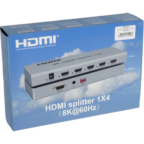 Разветвитель PowerPlant HDMI 8K 1x4 (CA914203)