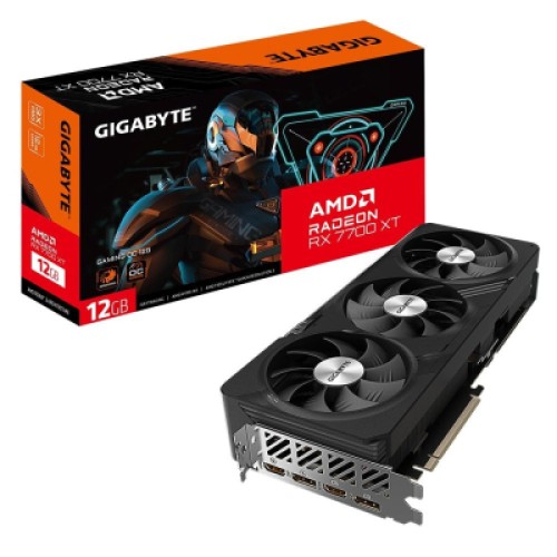 Видеокарта GIGABYTE Radeon RX 7700 XT 12Gb GAMING OC (GV-R77XTGAMING OC-12GD)