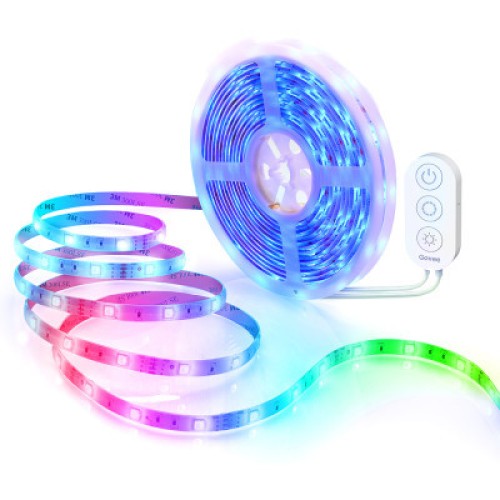 Светодиодная лента Govee RGB Smart Wi-Fi + Bluetooth LED Strip Lights 10м Білий (H61103A1)