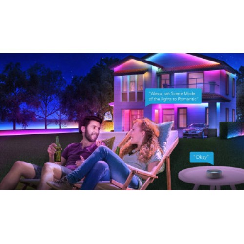 Светодиодная лента Govee Phantasy Outdoor LED RGBIC Strip Lights 10м Білий (H61723D1)