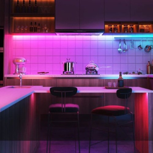 Светодиодная лента Govee RGBIC Basic Wi-Fi + Bluetooth LED Strip Light 5м Білий (H618A3D1)