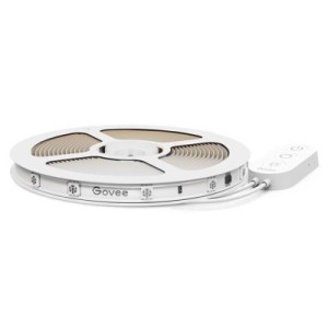 Світлодіодна стрічка Govee RGBIC Basic Wi-Fi + Bluetooth LED Strip Light With Protective Coating 5м Білий (H619A3D1)