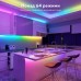 Светодиодная лента Govee RGBIC Basic Wi-Fi + Bluetooth LED Strip Light With Protective Coating 5м Білий (H619A3D1)