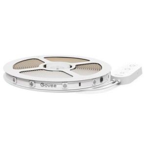 Світлодіодна стрічка Govee RGBIC Basic Wi-Fi + Bluetooth LED Strip Light With Protective Coating 10м Білий (H619C3D1)