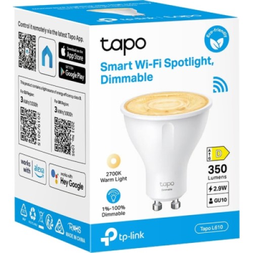 Розумна лампочка TP-Link TAPO-L610