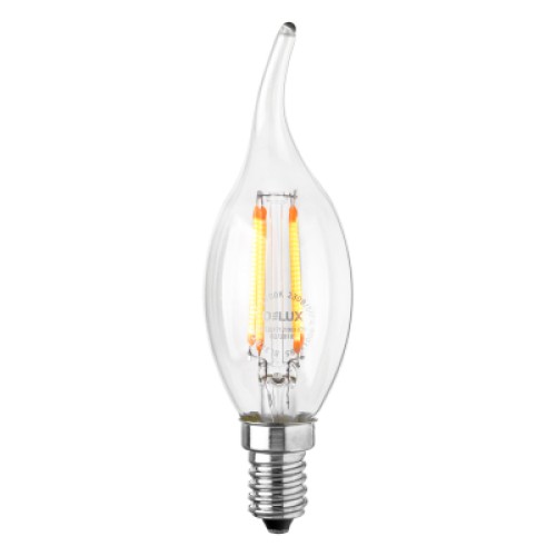 Лампочка Delux BL37B 4 Вт tail 2700K 220В E14 filament (90011685)