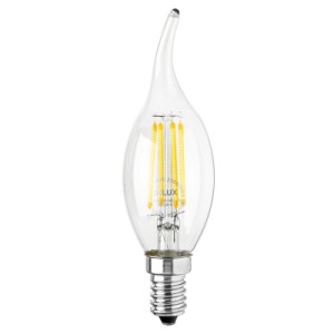Лампочка Delux BL37B 4 Вт tail 4000K 220В E14 filament (90011686)
