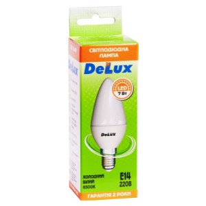 Лампочка Delux BL37B 7Вт 6500K 220В E14 (90020557)