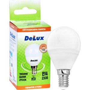 Лампочка Delux BL50P 7Вт 2700K 220В E14 (90004074)