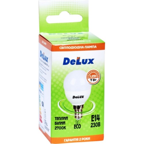 Лампочка Delux BL50P 7Вт 2700K 220В E14 (90004074)