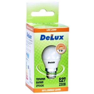 Лампочка Delux BL50P 7Вт 2700K 220В E27 (90011757)