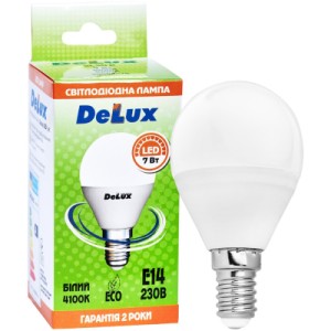 Лампочка Delux BL50P 7Вт 4100K 220В E14 (90011758)