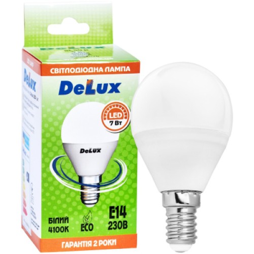 Лампочка Delux BL50P 7Вт 4100K 220В E14 (90011758)