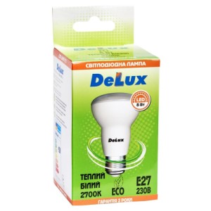 Лампочка Delux FC1 8 Вт R63 2700K 220В E27 (90001459)