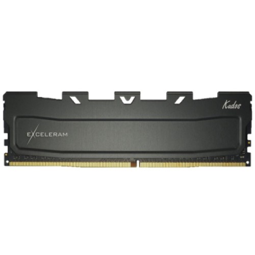 Модуль памяти для компьютера DDR4 16GB 3200 MHz Black Kudos eXceleram (EKBLACK4163216X)