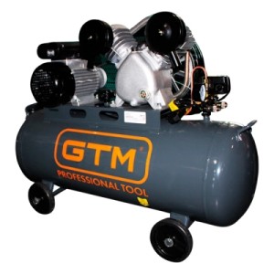 Компрессор GTM 100л, 440/320л/мин, 2,2кВт, 10бар, 220В, 2 цилиндра V-под. (KCJ2070-100L)