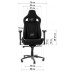 Кресло игровое GT Racer X-0712 Shadow Black