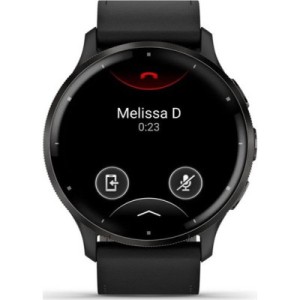 Смарт-часы Garmin Venu 3, Black + Slate, Leather, GPS (010-02784-52)