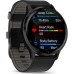 Смарт-часы Garmin Venu 3, Black + Slate, Leather, GPS (010-02784-52)