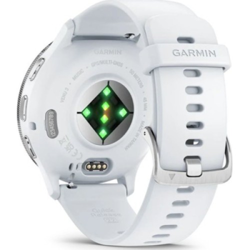 Смарт-часы Garmin Venu 3, Whitestone + Passivated, GPS (010-02784-00)