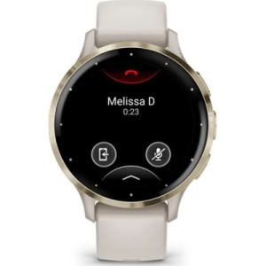 Смарт-годинник Garmin Venu 3S, Ivory + Soft Gold, GPS (010-02785-04)