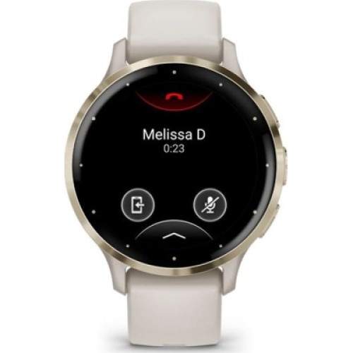 Смарт-годинник Garmin Venu 3S, Ivory + Soft Gold, GPS (010-02785-04)