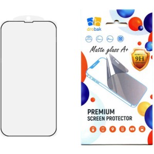 Стекло защитное Drobak Matte Glass A+ Apple iPhone 13 Pro (Black) (292943)