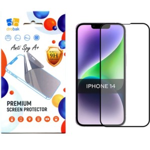 Стекло защитное Drobak Anty Spy Apple iPhone 14 Pro (Black) (535334)