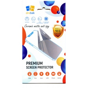 Стекло защитное Drobak Matte Ceramics Anty Spy Apple iPhone 14 Pro (535330)