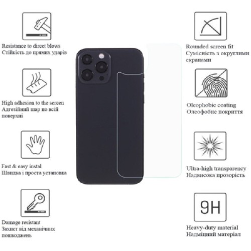 Стекло защитное Drobak back panel Apple iPhone 14 Plus (535321)
